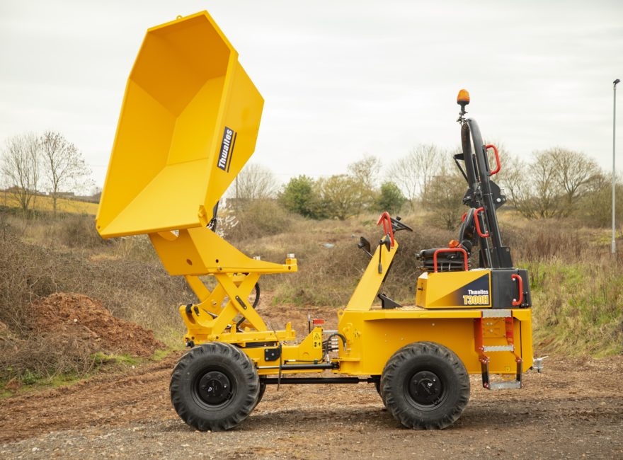 Bandendumper 3ton hi-swivel