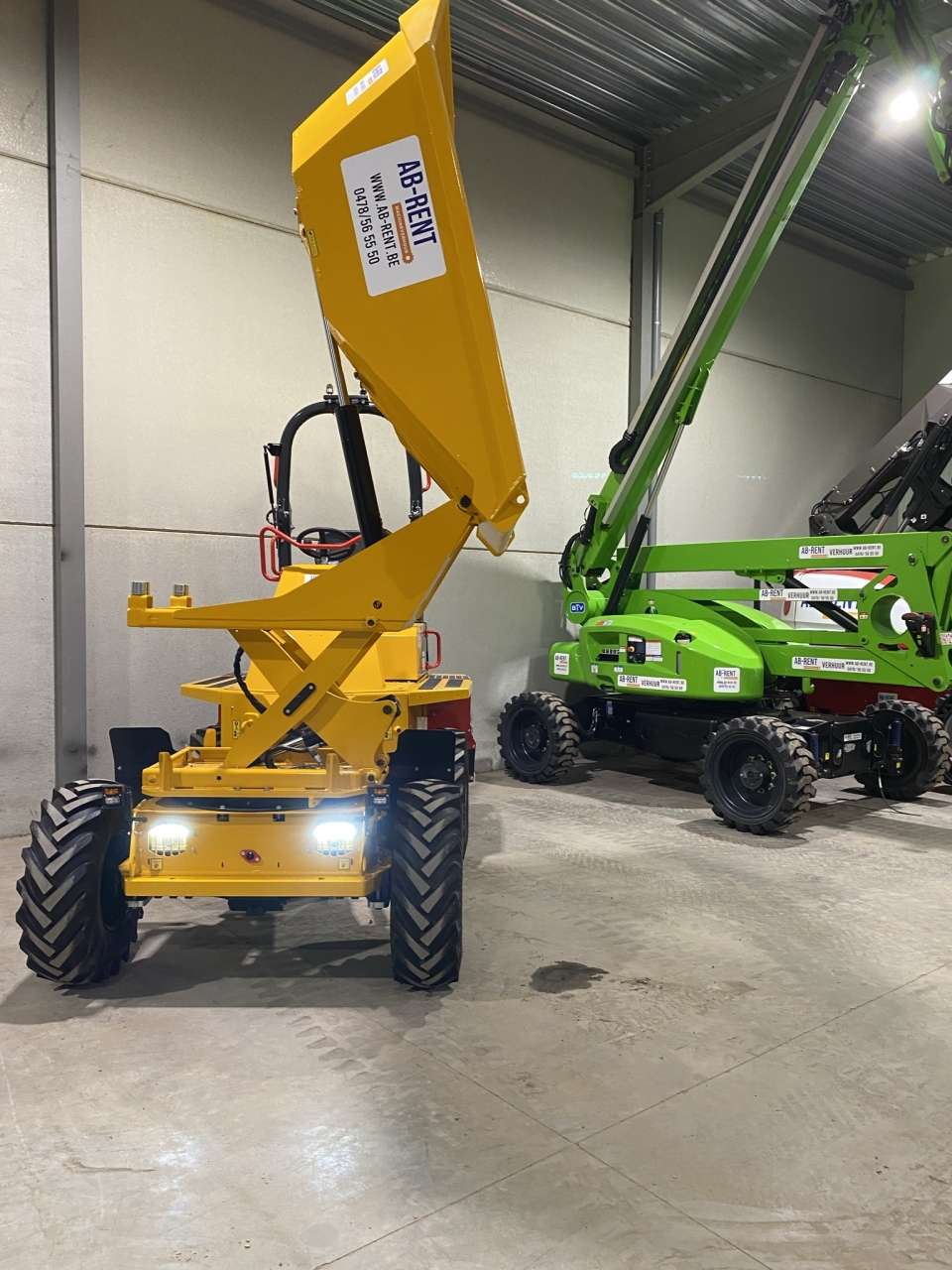 Bandendumper 3ton hi-swivel