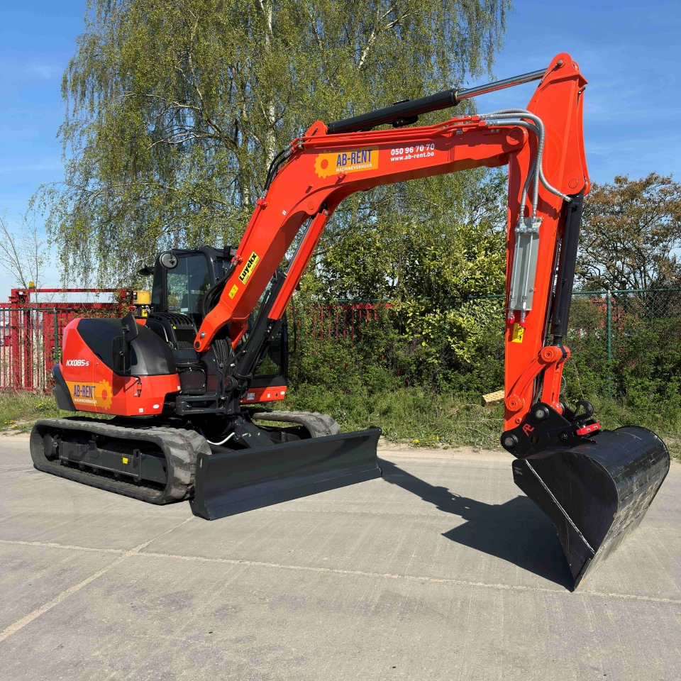 Graafmachine 8ton swing boom