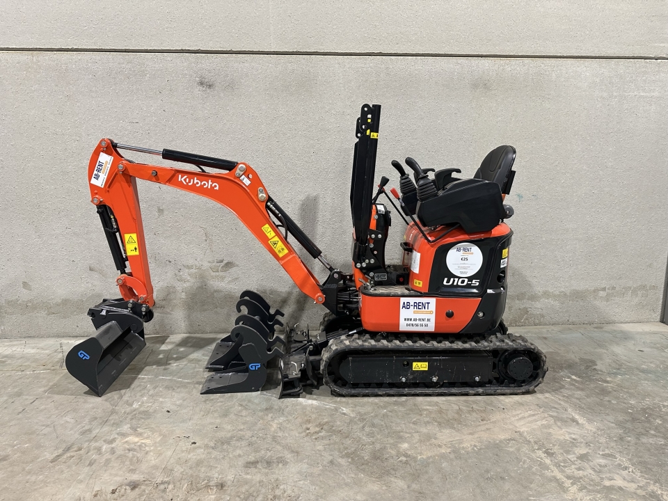 Minigraver 1,1ton Kubota U10-5