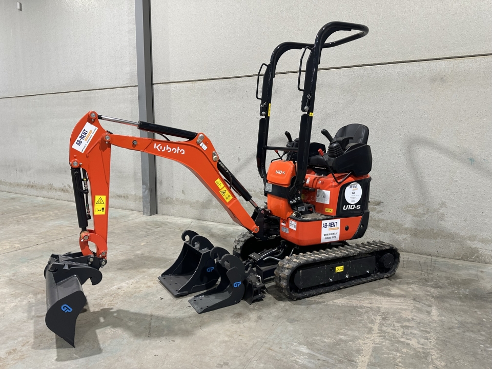 Minigraver 1,1ton Kubota U10-5