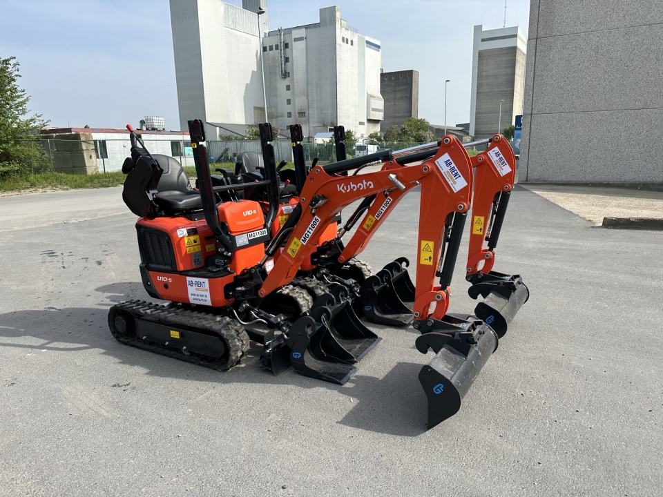 Minigraver 1,1ton Kubota U10-5