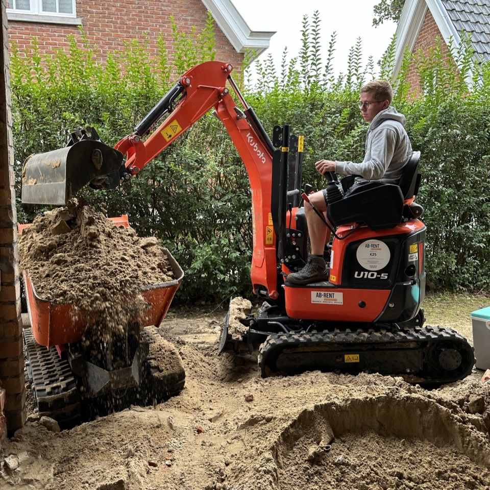 Minigraver 1ton Kubota U10