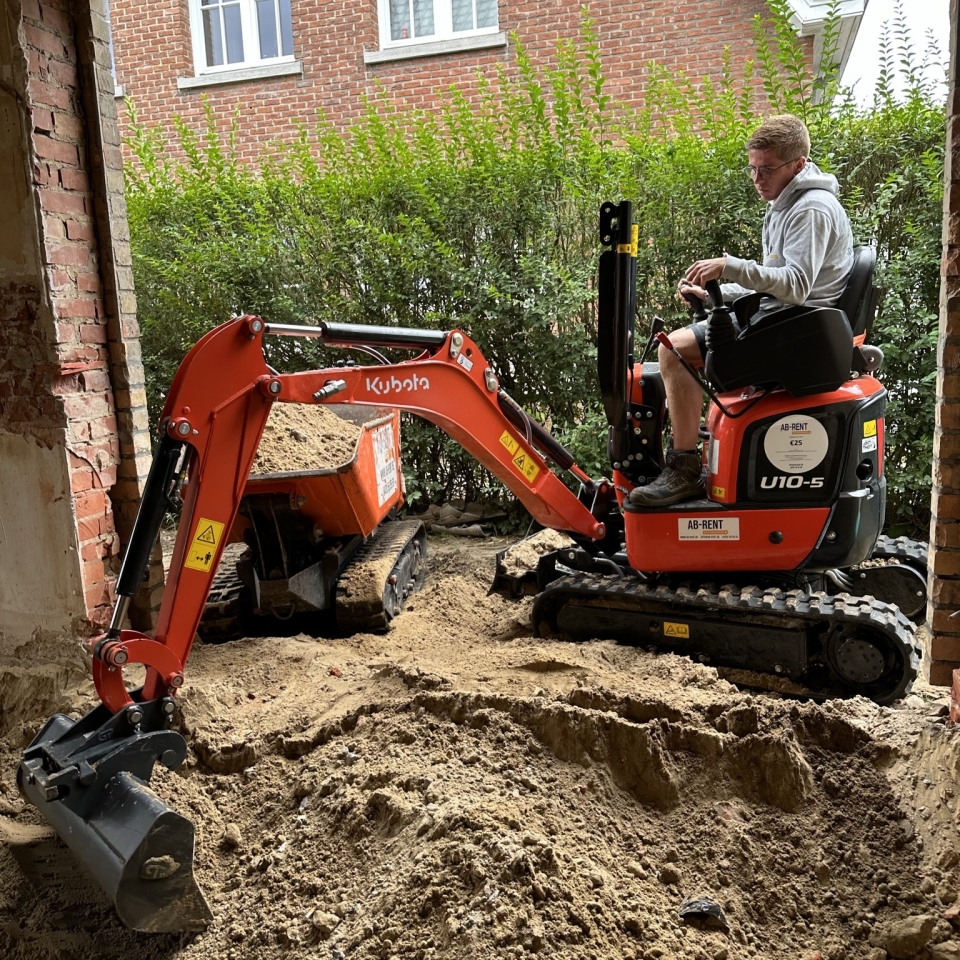 Minigraver 1ton Kubota U10