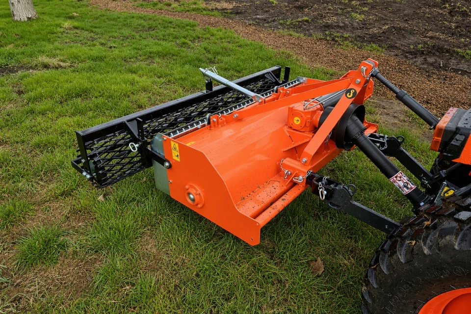 Overtopfrees minitractor