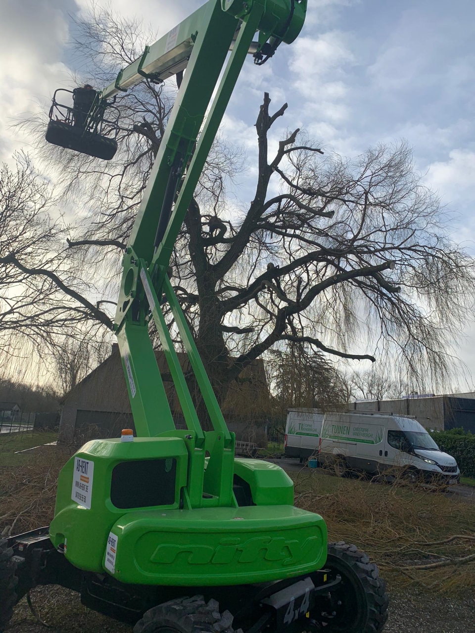 Knikhoogtewerker 21m