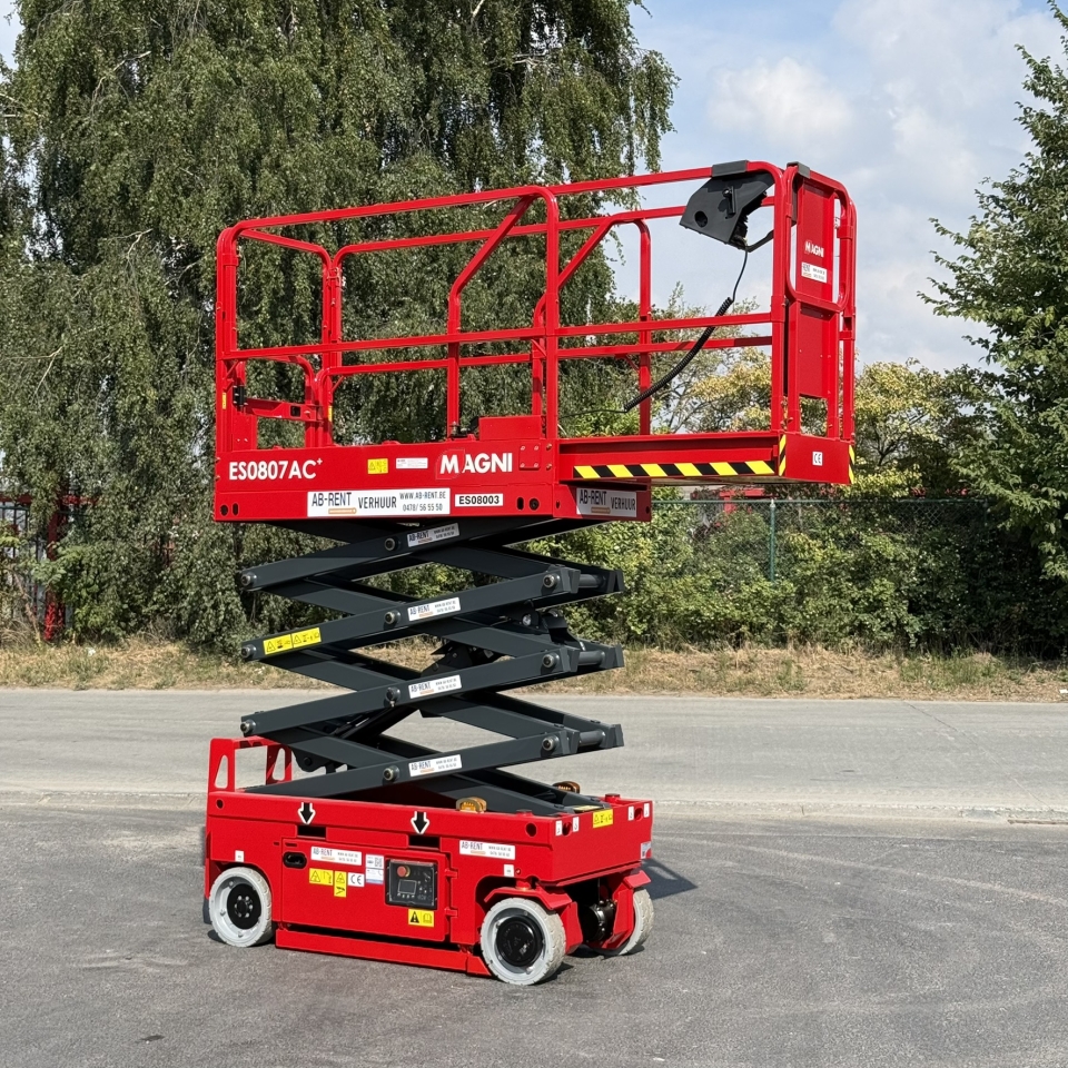7,8m electrische schaarlift 